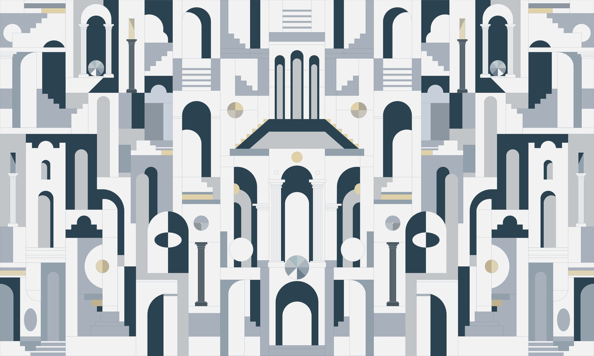 Architectural Fragments – Blue