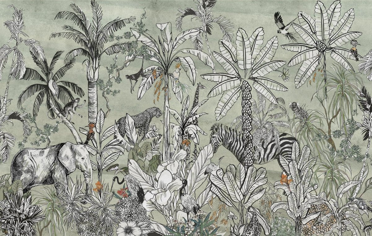 JUNGLE REVERIE - Murals Wallcoverings