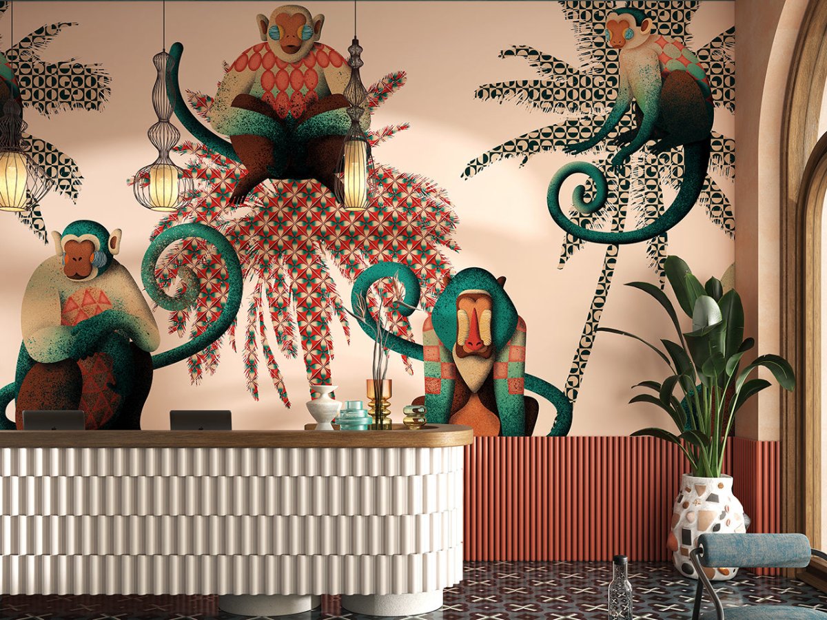 PLAY MONKEY - Murals Wallcoverings